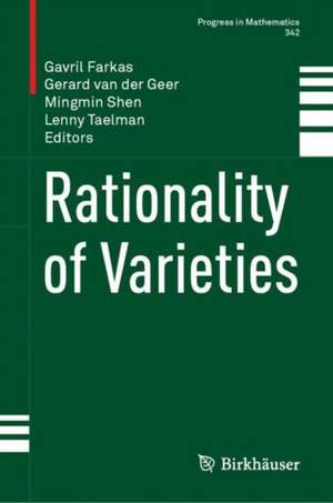 Rationality of Varieties de Gavril Farkas