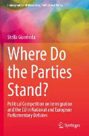 Where Do the Parties Stand?: Political Competition on Immigration and the EU in National and European Parliamentary Debates de Stella Gianfreda