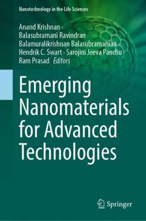 Emerging Nanomaterials for Advanced Technologies de Anand Krishnan