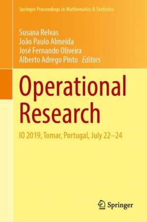 Operational Research: IO 2019, Tomar, Portugal, July 22–24 de Susana Relvas