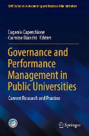 Governance and Performance Management in Public Universities: Current Research and Practice de Eugenio Caperchione