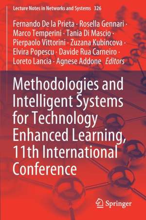 Methodologies and Intelligent Systems for Technology Enhanced Learning, 11th International Conference de Fernando de la Prieta