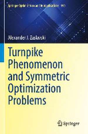 Turnpike Phenomenon and Symmetric Optimization Problems de Alexander J. Zaslavski