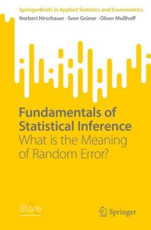 Fundamentals of Statistical Inference: What is the Meaning of Random Error? de Norbert Hirschauer