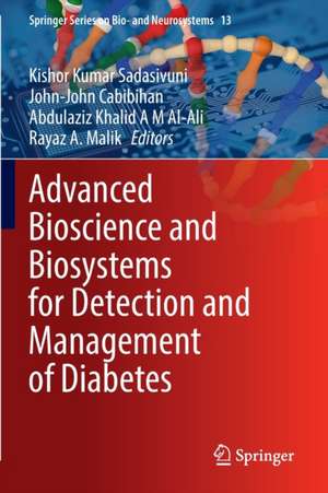 Advanced Bioscience and Biosystems for Detection and Management of Diabetes de Kishor Kumar Sadasivuni