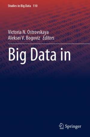 Big Data in the GovTech System de Victoria N. Ostrovskaya