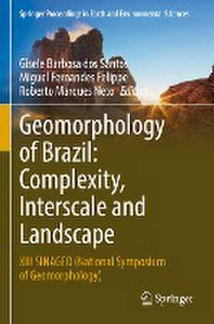 Geomorphology of Brazil: Complexity, Interscale and Landscape: XIII SINAGEO (National Symposium of Geomorphology) de Gisele Barbosa dos Santos