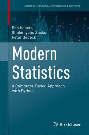 Modern Statistics: A Computer-Based Approach with Python de Ron S. Kenett