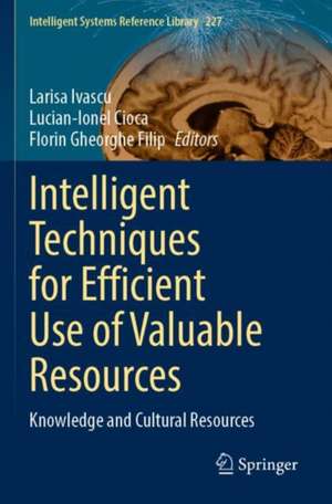 Intelligent Techniques for Efficient Use of Valuable Resources: Knowledge and Cultural Resources de Larisa Ivascu