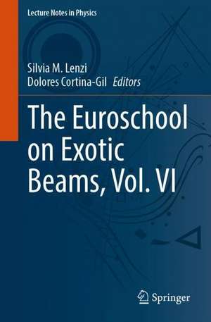 The Euroschool on Exotic Beams, Vol. VI de Silvia M. Lenzi