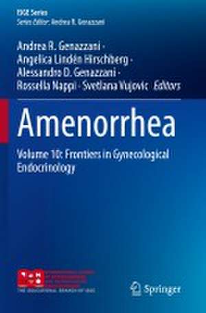 Amenorrhea de Andrea R. Genazzani
