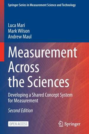 Measurement Across the Sciences: Developing a Shared Concept System for Measurement de Luca Mari