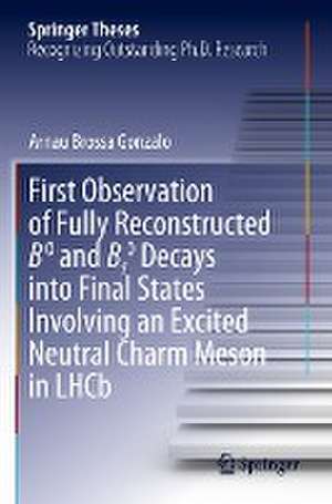 First Observation of Fully Reconstructed B0 and Bs0 Decays into Final States Involving an Excited Neutral Charm Meson in LHCb de Arnau Brossa Gonzalo