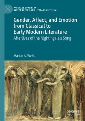 Gender, Affect, and Emotion from Classical to Early Modern Literature: Afterlives of the Nightingale’s Song de Marion A. Wells