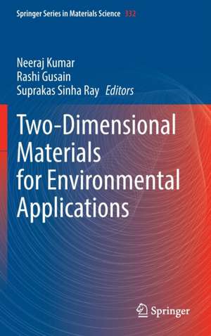 Two-Dimensional Materials for Environmental Applications de Neeraj Kumar