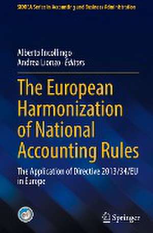 The European Harmonization of National Accounting Rules: The Application of Directive 2013/34/EU in Europe de Alberto Incollingo