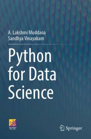 Python for Data Science de A. Lakshmi Muddana