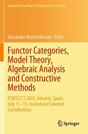 Functor Categories, Model Theory, Algebraic Analysis and Constructive Methods de Alexander Martsinkovsky