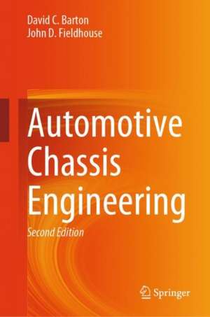 Automotive Chassis Engineering de David C. Barton