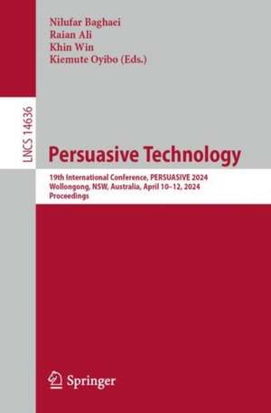 Persuasive Technology de Nilufar Baghaei