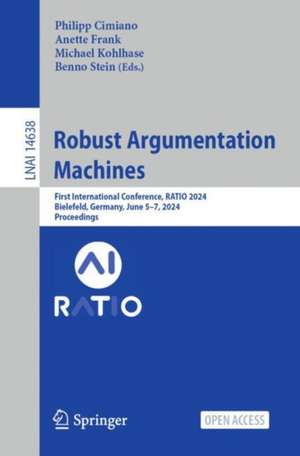 Robust Argumentation Machines de Philipp Cimiano