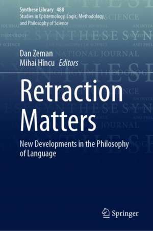 Retraction Matters de Dan Zeman