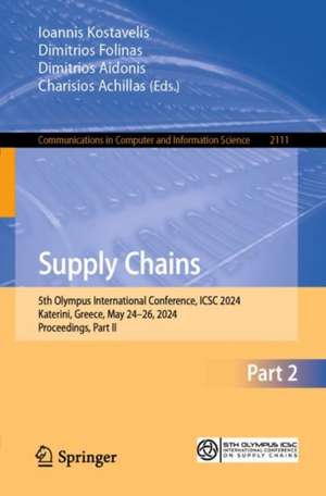Supply Chains de Ioannis Kostavelis