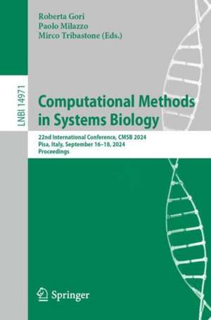 Computational Methods in Systems Biology de Roberta Gori