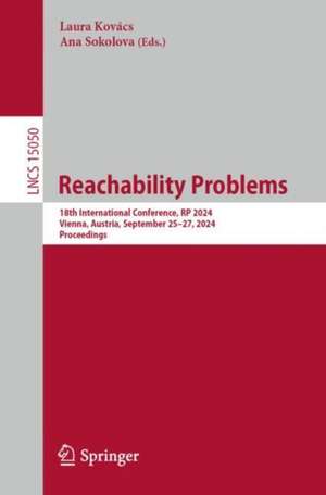 Reachability Problems de Laura Kovács