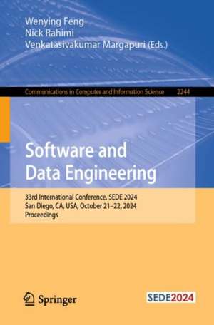 Software and Data Engineering de Wenying Feng