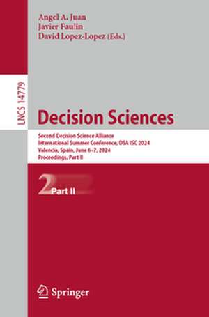 Decision Sciences de Angel A. Juan
