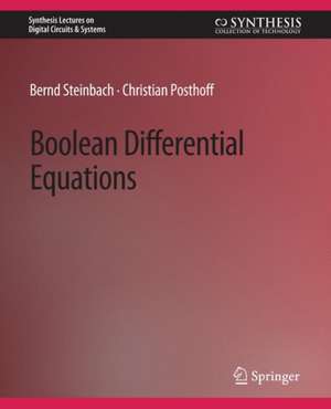 Boolean Differential Equations de Bernd Steinbach