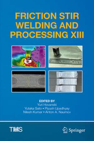 Friction Stir Welding and Processing XIII de Yuri Hovanski