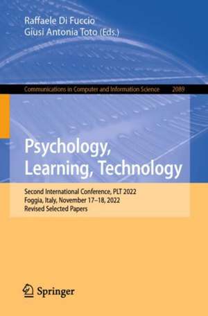 Psychology, Learning, Technology de Giusi Antonia Toto