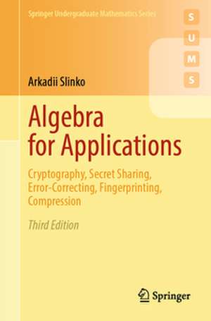 Algebra for Applications de Arkadii Slinko