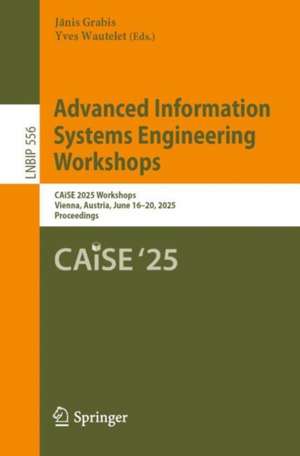 Advanced Information Systems Engineering Workshops de J¿nis Grabis