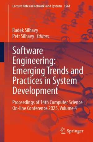 Software Engineering: Emerging Trends and Practices in System Development de Radek Silhavy