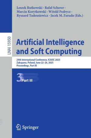Artificial Intelligence and Soft Computing de Leszek Rutkowski