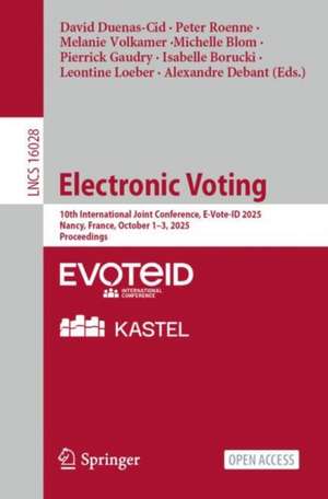 Electronic Voting de David Duenas-Cid