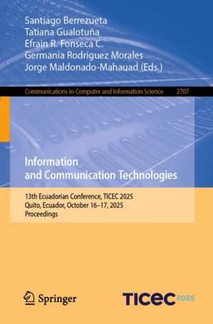 Information and Communication Technologies de Santiago Berrezueta