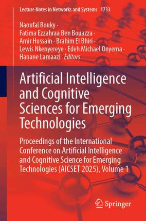 Artificial Intelligence and Cognitive Sciences for Emerging
