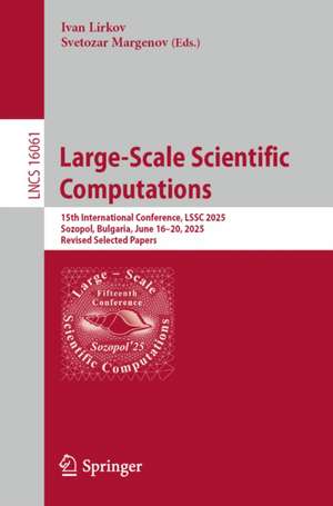 Large-Scale Scientific Computations de Ivan Lirkov