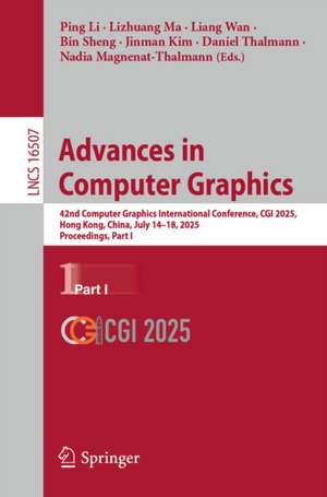 Advances in Computer Graphics de Bin Sheng