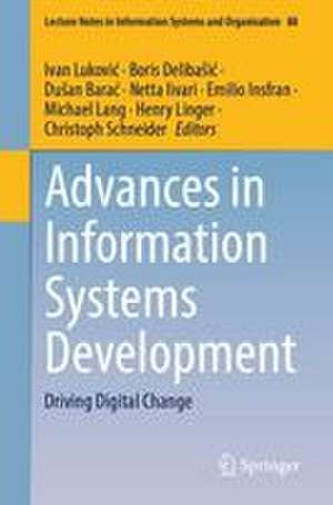 Advances in Information Systems Development de Boris Delibasic