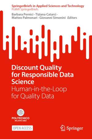 Discount Quality for Responsible Data Science de Barbara Pernici