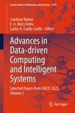 Advances in Data-driven Computing and Intelligent Systems de Carlos A. Coello Coello