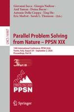 Parallel Problem Solving from Nature - PPSN XIX de Anil Yaman