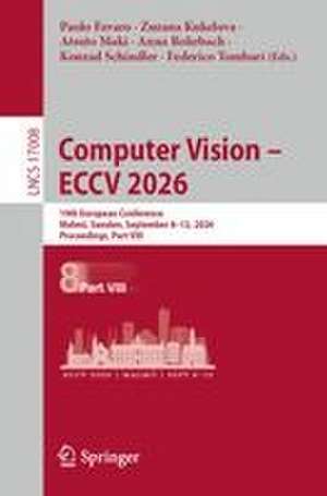 Computer Vision - ECCV 2026 de Anna Rohrbach