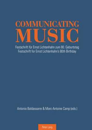 Communicating Music de Antonio Baldassarre