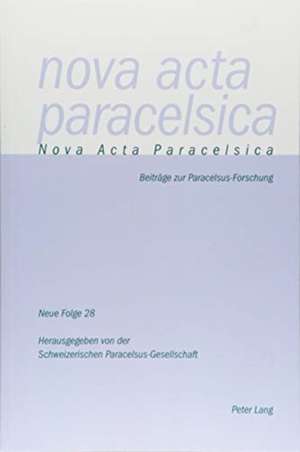 Nova Acta Paracelsica